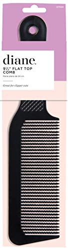 Diane Flat Top Clipper Comb 9.5-Inch Fine Tooth Hair Cutting Tool
