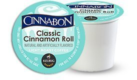 Cinnabon Classic Cinnamon Roll Light Roast Coffee K-Cup Pods, 10 Count