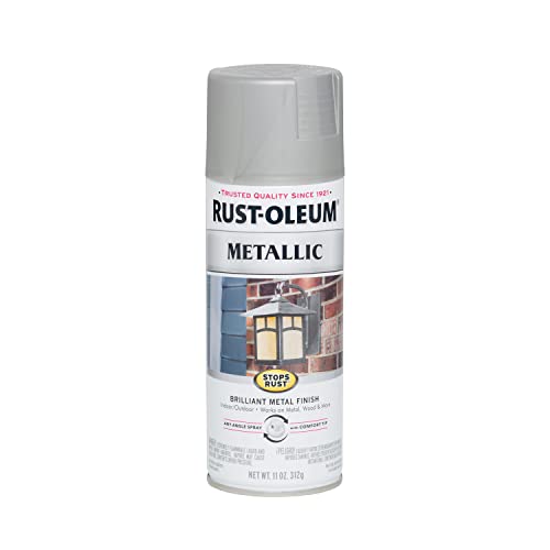 Rust-Oleum Stops Rust Metallic Spray Paint - Matte Nickel, 11 oz Can