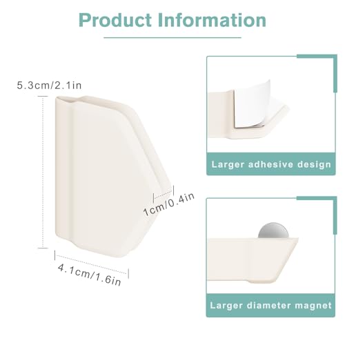 Magnetic Silicone Shower Curtain Clips - 3 Pack, Waterproof & Easy Install