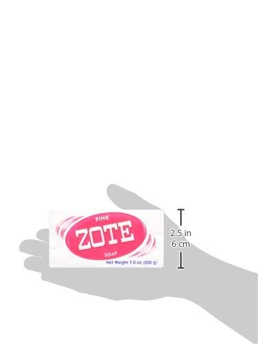 Zote Laundry Soap Bar Pink 7 Ounce - Unscented Version