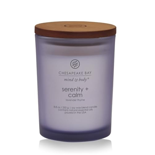 Chesapeake Bay Candle Serenity & Calm Medium Jar - Lavender Thyme