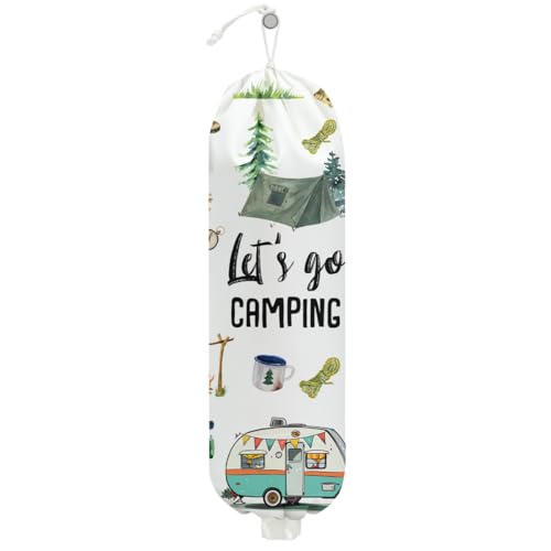 Reusable Plastic Bag Holder for Kitchen & Camping - 22" x 9"