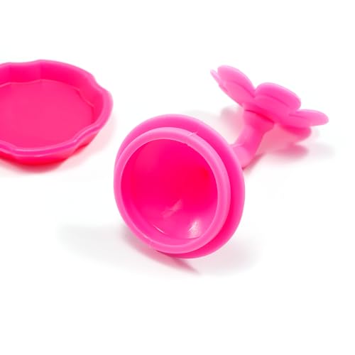 Leaf-Shaped 1.5 Inch Stainless Steel Tea Infuser - Rose Pink
