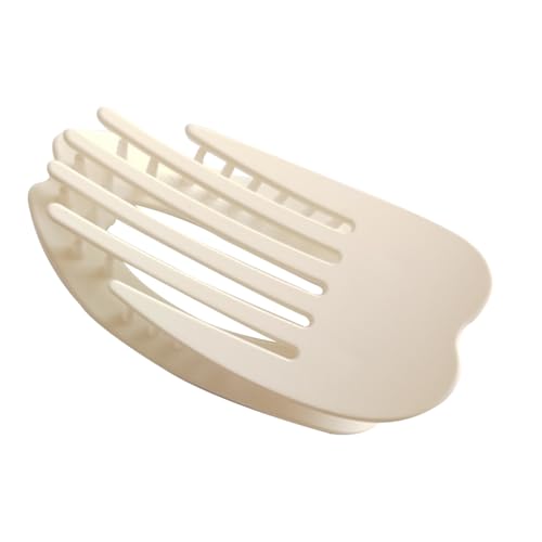 DANRENPANG 4 PCS Flat Claw Clips, Large Lay Flat Hair Clips for Thick and Thin Hair