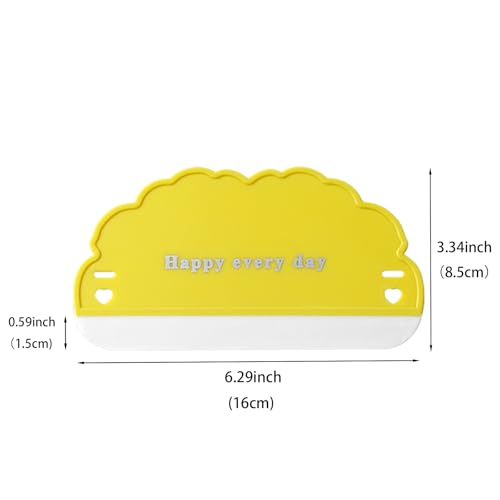 Mini Silicone Squeegees - 6 Pack Water Wiper Scrapers for Home