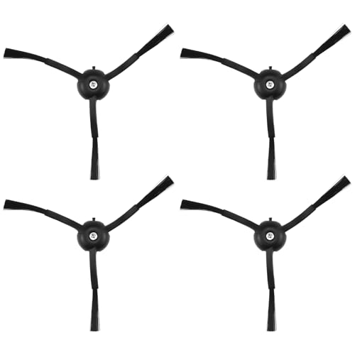 Ro-borock Compatible Side Brushes Replacement - 4 Pcs Nylon Bristle