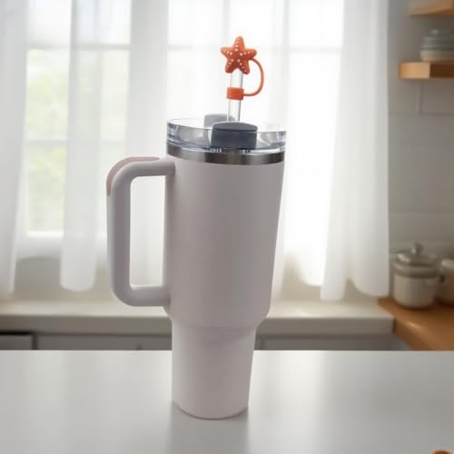 Silicone Straw Cover for Stanley Cup - Starfish Shape Topper