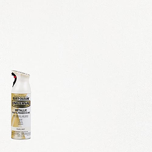 Rust-Oleum Universal Metallic Mist Spray Paint, 11 oz, Pearl Mist (Pack of 4)