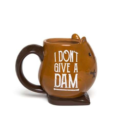 BigMouth Inc Sassy Beaver Coffee Mug 16 Oz Pack of 3 - Funny Ceramic Drinkware