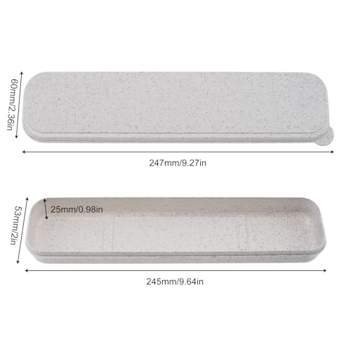 OriGlam Portable Flatware Storage Box Travel Utensil Case Lunch Bag