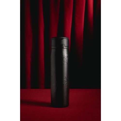 Simple Modern Halloween Mesa Loop Water Bottle with Straw | 24oz Cup Holder Friendly Insulated Stainless Steel Bottles for Travel, Sports and School | Spiderwebs