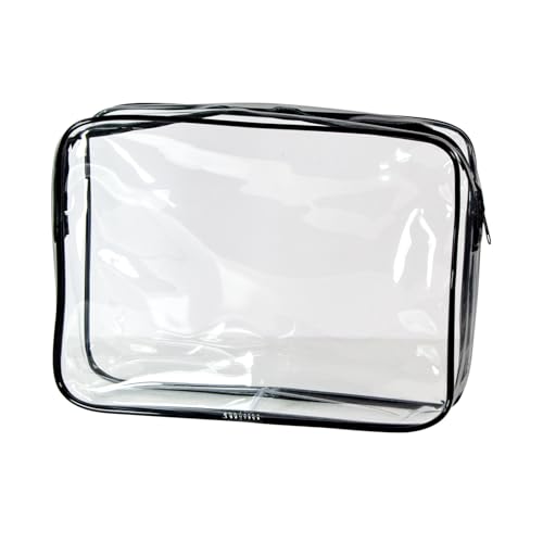 DESKEMAI TSA Approved Clear Toiletry Bag - Quart Size Travel Organizer