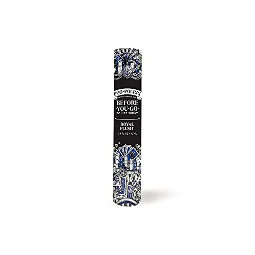 Poo-Pourri Before-You-Go Toilet Spray, Royal Flush - Travel Size 10mL