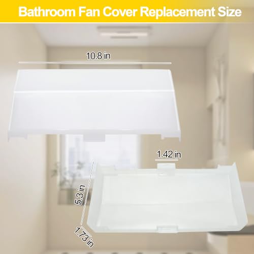89108000 Bathroom Vent Fan Light Lens Cover Replacement - 1-Pack