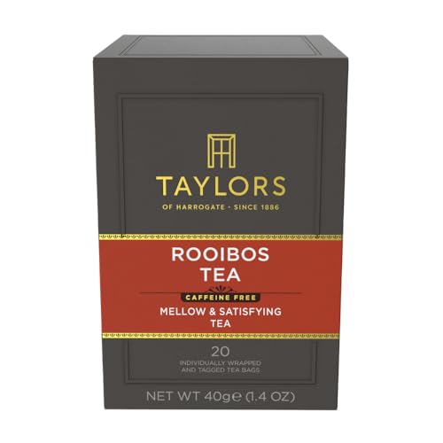 Taylors of Harrogate Rooibos Tea Bags - 20ct Herbal Infusion