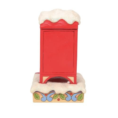 Dr. Seuss Grinch Figurine Peeking Out of Mailbox - Jim Shore 6 Inch Holiday Decor