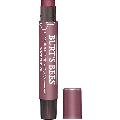 Burt's Bees Lip Shimmer, Watermelon Tinted Lip Gloss & Moisturizer