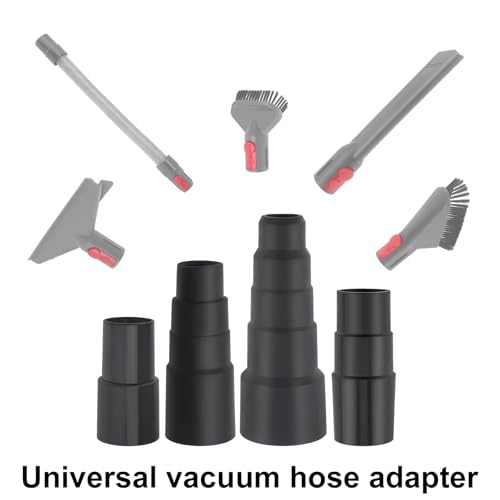 4-Piece Universal Vacuum Hose Adapter Set for Wet Dry Vacuums