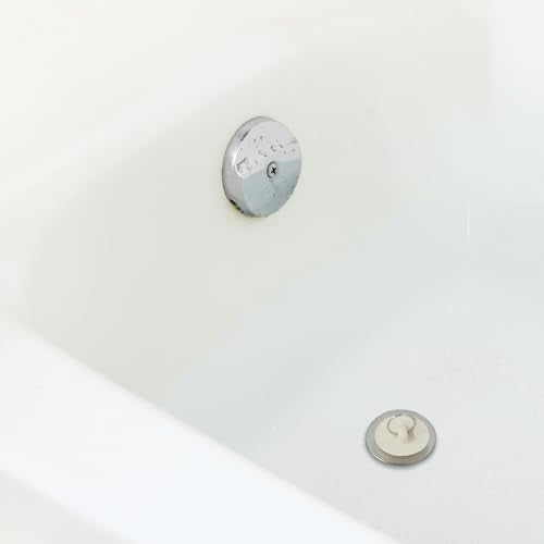 Danco 1-1/2 Inch Rubber Drain Stopper with Pull Ring - Off-White