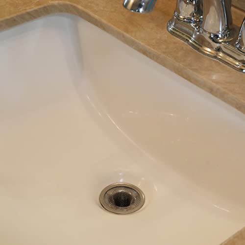 Danco 2.5-Inch Bathroom Sink Mesh Strainer - Stainless Steel (2 Pack)
