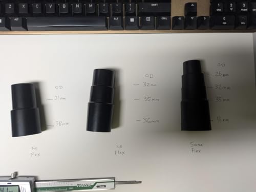 AOMUCH 3-Piece Universal Wet Dry Vacuum Hose Adapter and Connector Kit
