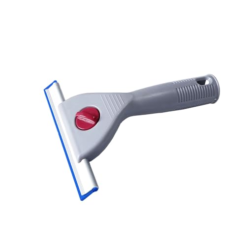CNGZSY 6IN/15CM Blue Window Glass Cleaning Squeegee Rubber Scraper