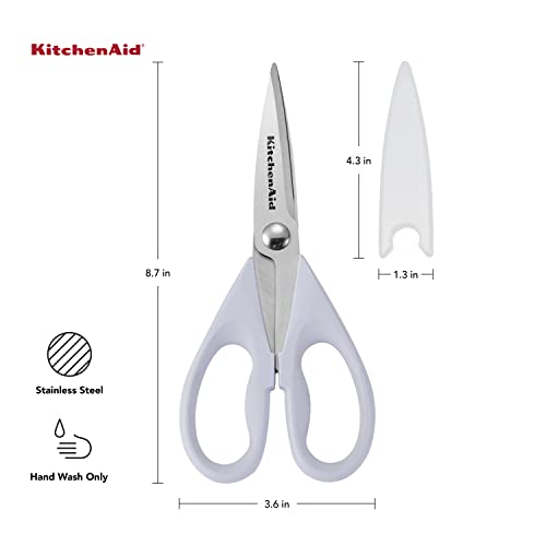KitchenAid All-Purpose Kitchen Shears - Stainless Steel, Soft Grip Handle, 2-Pack