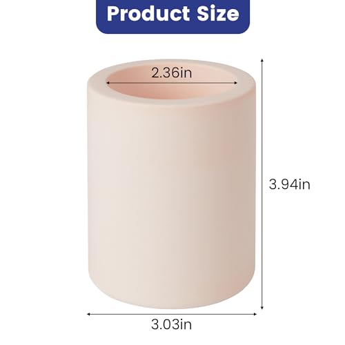 Compact Diatomite Toothbrush Holder for Bathroom - Pink