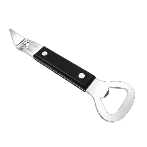 KTOJOY Little Cook 2-in-1 Can & Bottle Opener - Black, Model 6.1, Stainless Steel