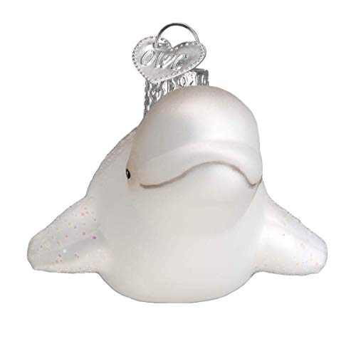 Beluga Whale Christmas Ornament - Old World Holiday Tree Decoration