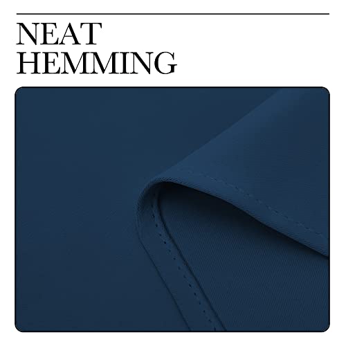 NICETOWN 2 Panels Blackout Curtains, Moroccan Blue 70" x 95"