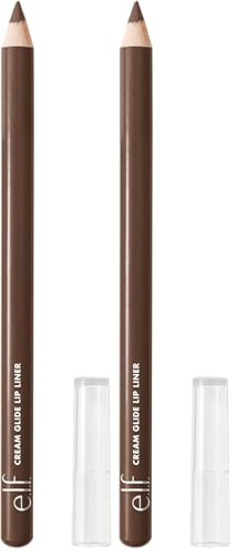e.l.f. Cream Glide Lip Liner Pencil - Highly Pigmented Semi-Matte Lip Shape