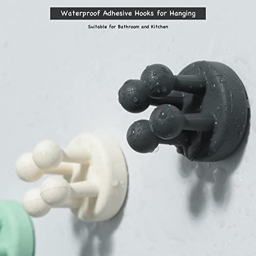 iBetterLife 4Pcs Self-Adhesive Utility Hooks for Home & Office