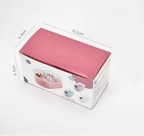 Yimart 30 Holes Nail Drill Bit Holder Storage Box White
