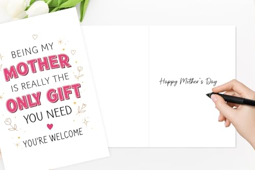 Funny Mother's Day Card for Mom | Humorous 5x7'' Greeting Card