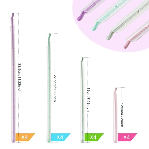 Reusable Food Sealing Clips - 16 Pcs Bag Sealer Sticks S01-Nordic Style