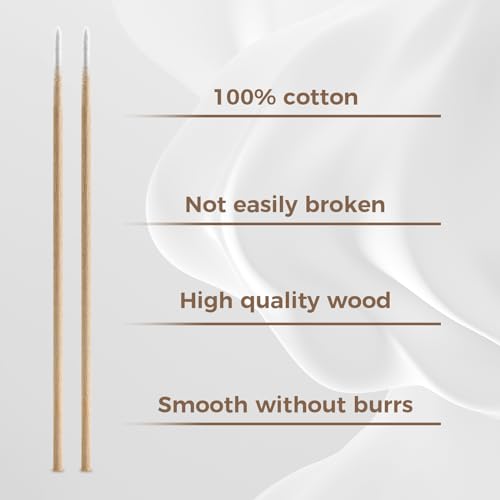 Boesma Pointed Cotton Swabs 200 Pcs - Precision Makeup & Cleaning Tips