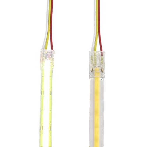Clearhill 10mm 3Pin Solderless LED Light Strip Connectors - 20 Pack