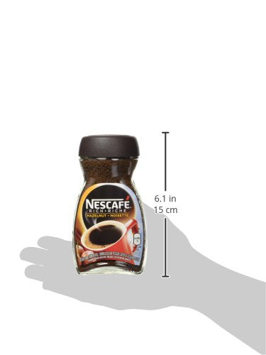 NESCAFÉ Rich Instant Coffee - Delicious Hazelnut Flavor | 100g Pack