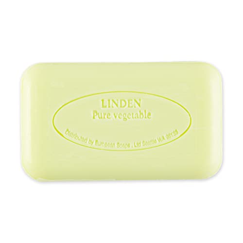 Pre de Provence Linden Soap Bar - Natural French Skincare, 5.3 oz