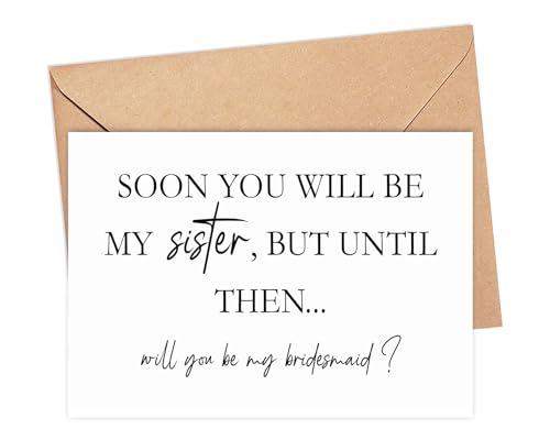 Will You Be My Bridesmaid Card - Premium Wedding Day Card