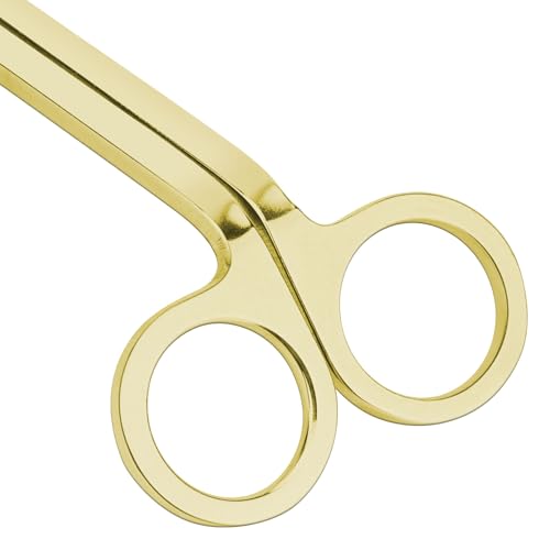 Gold Stainless Steel Candle Wick Trimmer by CHEFBEE