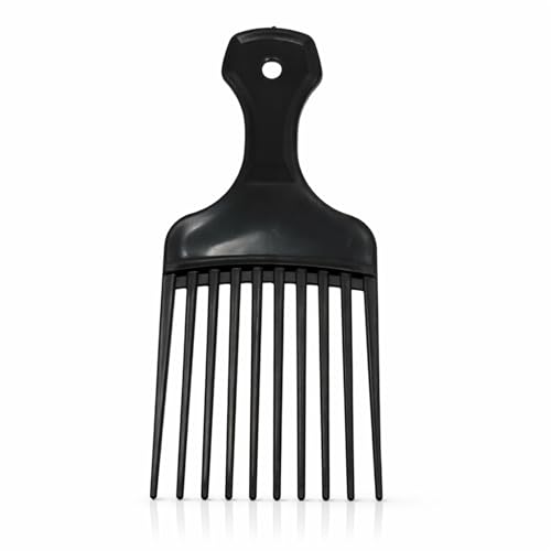 G.B.S Wide Tooth Afro Pick Comb for Curly and Coily Hair (3-Pack)