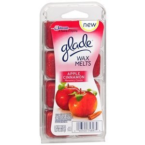 Glade Apple Cinnamon Wax Melts - 8 Count Pack for 80+ Hours of Fragrance