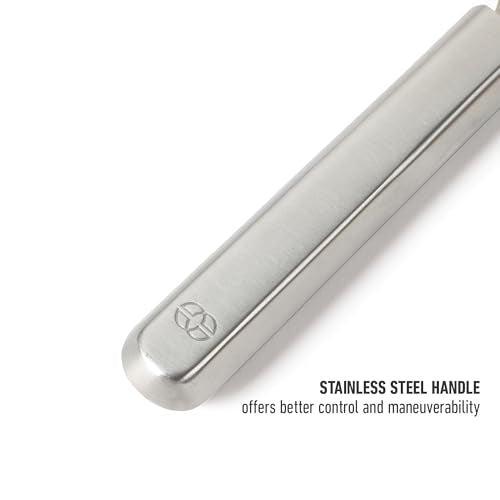 Calphalon Stainless Steel Pie Server with Serrated Edge - Ergonomic Cake & Dessert Spatula