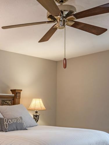 12-Inch Wooden Ceiling Fan Pull Chain Extender - 2 Pack