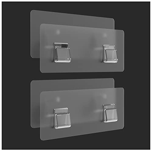 AOUKAR Adhesive Replacement Pads for Corner Shower Caddy, 4 Pack, 40LB Hold