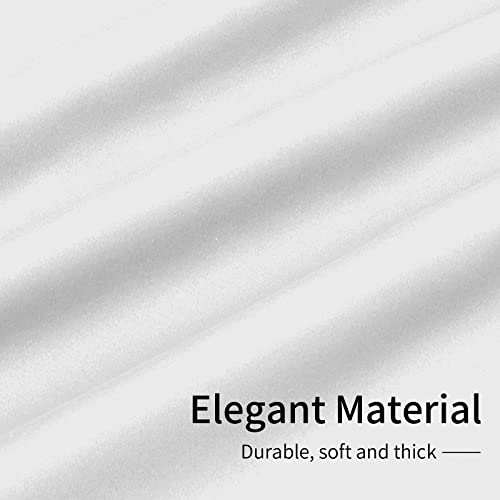 Easy-Going Thermal Grommet Curtains - 2 Panels, 34x72 in, White