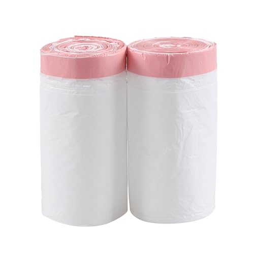Ggbin 2.6 Gallon White Drawstring Garbage Bags - 120 Count